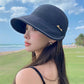 2023 Nueva Sombrero protector solar de ala ancha para mujer para salir a la playa en verano