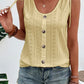 Camá de tanque Casual Loose Loose Crew Teck