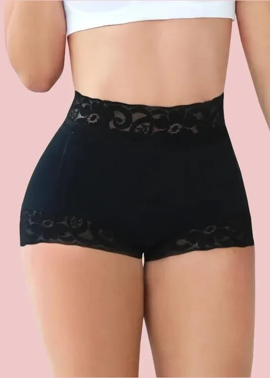 Calzoncillos de encaje para mujer, ropa diaria clásica, moldeador de glúteos, bragas suavizantes