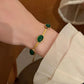 el mejor regalo 🔥Collar esmeralda Pendientes Pulsera