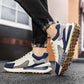 Gran oferta - Zapatos deportivos informales antideslizantes de suela gruesa para hombre