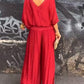 【Top + Pantalones】Elegante conjunto de dos piezas de pantalón ancho de gasa🔥Compre 2 envío gratis🔥