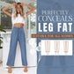 pantalones sueltos de seda de hielo de cintura alta