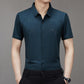 Camisa de negocios de seda de hielo para hombres