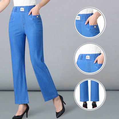 Pantalones de mezclilla de seda de hielo de verano para mujer(compre dos envío gratis)