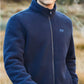 🎅【Un regalo cálido en invierno】 Chaqueta de forro polar suave casual al aire libre con cremallera completa ligera para hombre