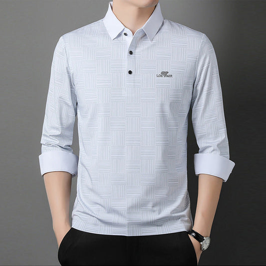 🔥Compre 2 envío gratis🔥 Camisa casual de manga larga sin arrugas para hombre