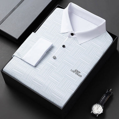 🔥Compre 2 envío gratis🔥 Camisa casual de manga larga sin arrugas para hombre
