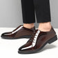 Promoción Navideña- Zapatos de cuero versátiles de vestir de negocios para hombre
