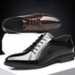 Promoción Navideña- Zapatos de cuero versátiles de vestir de negocios para hombre