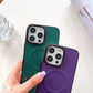Funda magnética de piel para iPhone Series