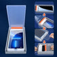 Película Protectora de Pantalla con Caja de Auto-alineación sin Burbujas para iPhone