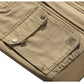 Chaleco vintage con múltiples bolsillos para hombre