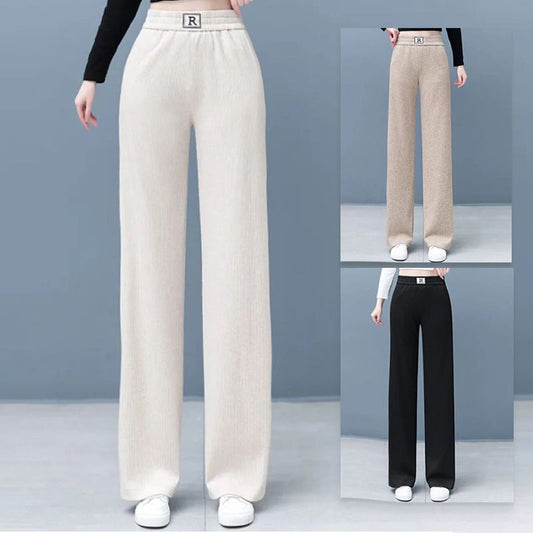 🔥HOT SALE🔥Pantalones rectos de cintura alta y corte recto