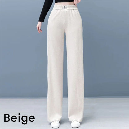 🔥HOT SALE🔥Pantalones rectos de cintura alta y corte recto