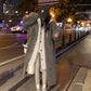 Chaqueta sherpa de dos capas con capucha