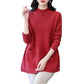 🎅🎊 Rebajas de Navidad - 49% de descuento 🎊 - Jersey de cuello alto de longitud media para mujer