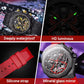 🎁🎁🎁 Reloj 🎁🎁 de cuarzo impermeable con estilo esqueleto para hombre - Mejor regalo 🎁🎁