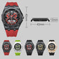 🎁🎁🎁 Reloj 🎁🎁 de cuarzo impermeable con estilo esqueleto para hombre - Mejor regalo 🎁🎁