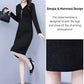 Vestido Glitter Slim Fit Media Cremallera