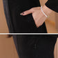 Vestido Glitter Slim Fit Media Cremallera