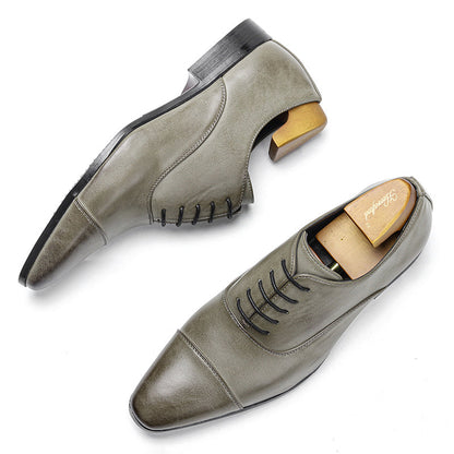 🔥Últimos 3 días: 49 % de descuento y envío gratis🔥Regalo perfecto: zapatos de negocios de cuero con punta de primera calidad para hombre
