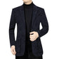 Blazer informal de corte clásico y botonadura sencilla para hombre