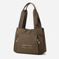 Moda Simple Bolsa de hombro de nylon de gran capacidad（49%OFF)