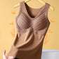 Compra 1 y obten 1 gratis 🔥Ropa interior térmica de chaleco para mujeres con almohadilla en el pecho para el invierno - Cálido regalo