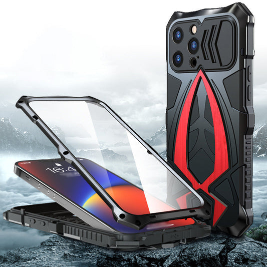 [El mejor regalo para el teléfono] Metal Armor Sports Car Style iPhone Case