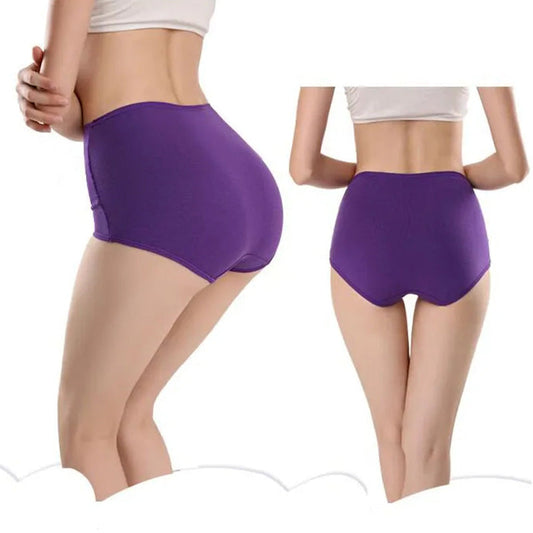 Bragas De Algodón De Talle Alto Y Grande Para Mujeres
