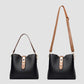 🔥Oferta de último día 50%🔥Bolso de cubo casual para mujer con 2 correas para llevar