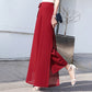 Pantalones de piernas anchas de gasa fluida para mujeres