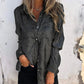 Camisa de Moda Casual y Elegante con Solapa para Mujer