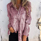 Camisa de Moda Casual y Elegante con Solapa para Mujer